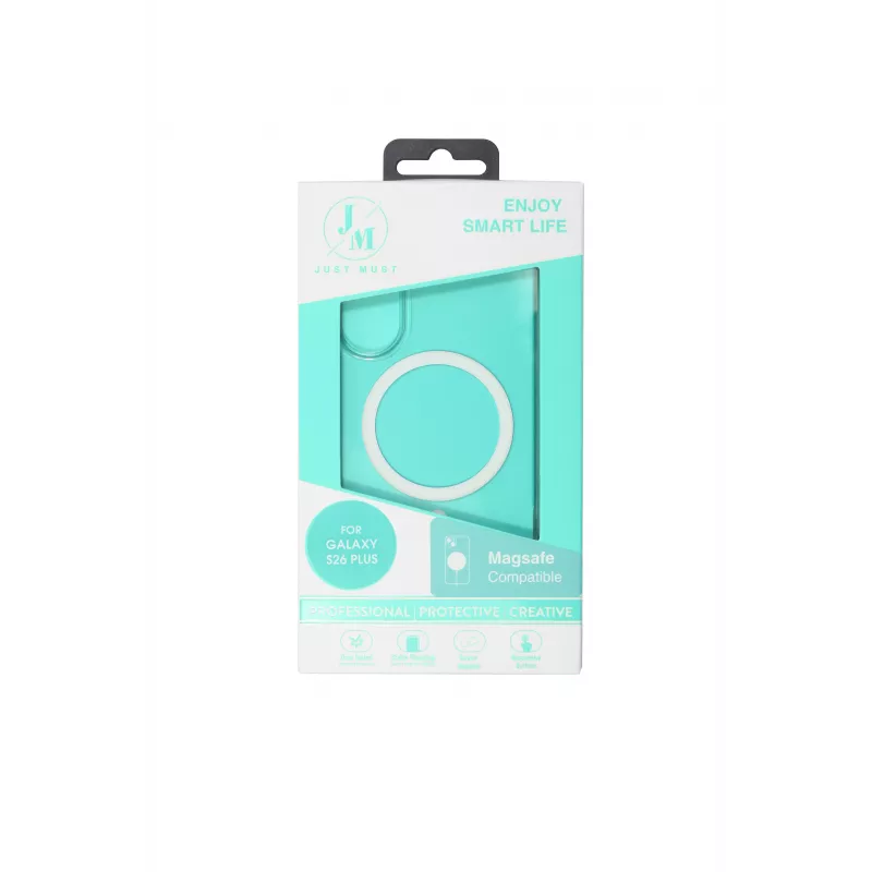 JUST MUST JM Crystal with MagSafe for Galaxy S26 Plus Clear