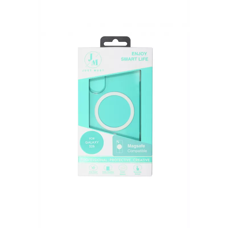 JUST MUST JM Crystal with MagSafe Galaxy S26 Clear