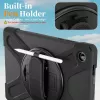 JUST MUST JM Rugged Case Grip for Samsung Galaxy Tab A11+ with a Strap Black
