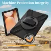 JUST MUST JM Rugged Case Grip for Samsung Galaxy Tab A11+ with a Strap Black