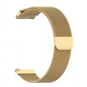 Just Must JM S9 Stainless Steel Watch Strap 22 mm Gold for Samsung Galaxy Watch 4/5/6