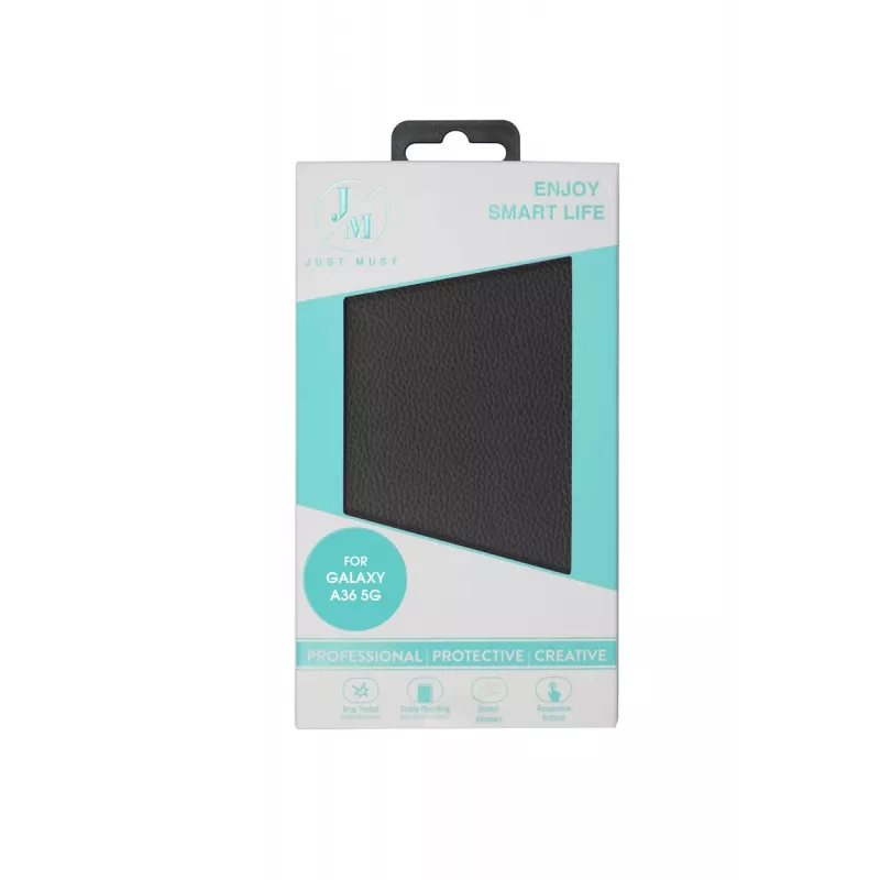 JUST MUST JM STAND FLIP CASE for Galaxy A36, Black