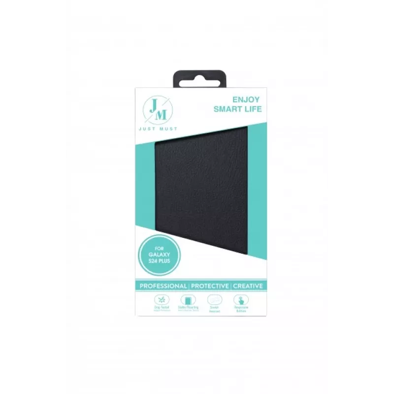 JUST MUST JM STAND FLIP CASE for Galaxy S24 Black