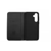 JUST MUST JM Stand Flip Case for Samsung Galaxy A35 5G, Black – PU Leather Wallet with Card Slots and Kickstand