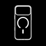 JUST MUST MAGSAFE CRYSTAL I for iPhone 17 Pro Max Clear
