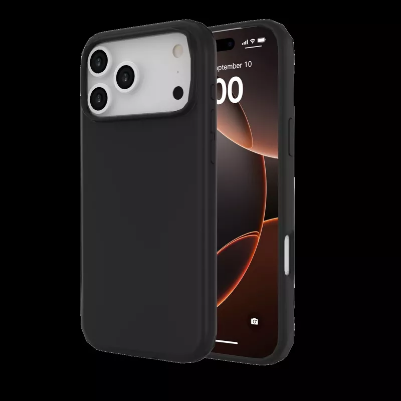 JUST MUST REGULAR DEFENSE SILICONE with MAGSAFE for iPhone 17 Pro Max Black