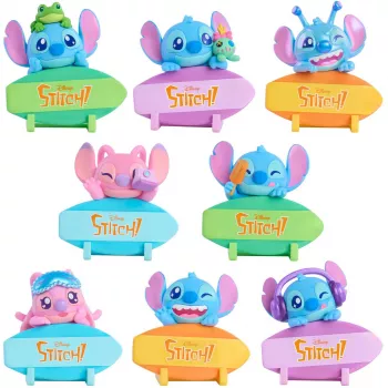Just Play Disney Stitch Attachmeez Collectible Mini Figure (Random)