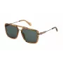 JUSTCAVALLI Men's Sunglasses SJC040-580913 Havana Brown Gradient Square Acetate 58mm