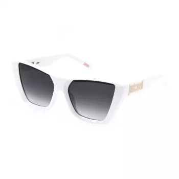 JUSTCAVALLI Women's SJC146 Cat Eye Sunglasses, Havana Brown Gradient, 58/17/140 mm SJC146-580847