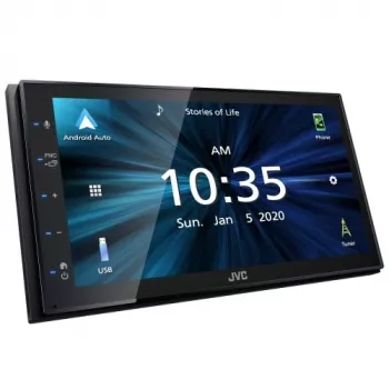 JVC KW-M560BT 6.8 inch Bluetooth Car Media Receiver with 13-Band EQ, Android Mirroring, 3 Pre-outs & Rear USB