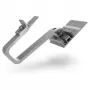 K2 Systems SingleHook 3S Long Roof Hook 2004222 – 3-Fold Height Adjustment, Stainless Steel, 40-55 mm