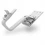 K2 Systems SingleHook 3S Roof Hook – Stainless Steel, Height Adjustable