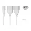 kabelmeister Euro Extension Cable with 3 Schuko Sockets, 0.25 m, Black (16 A, 3680 W)