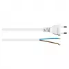 Kabelmeister Euro Power Cable with Open End, 3m, White (H03VVH2-F)