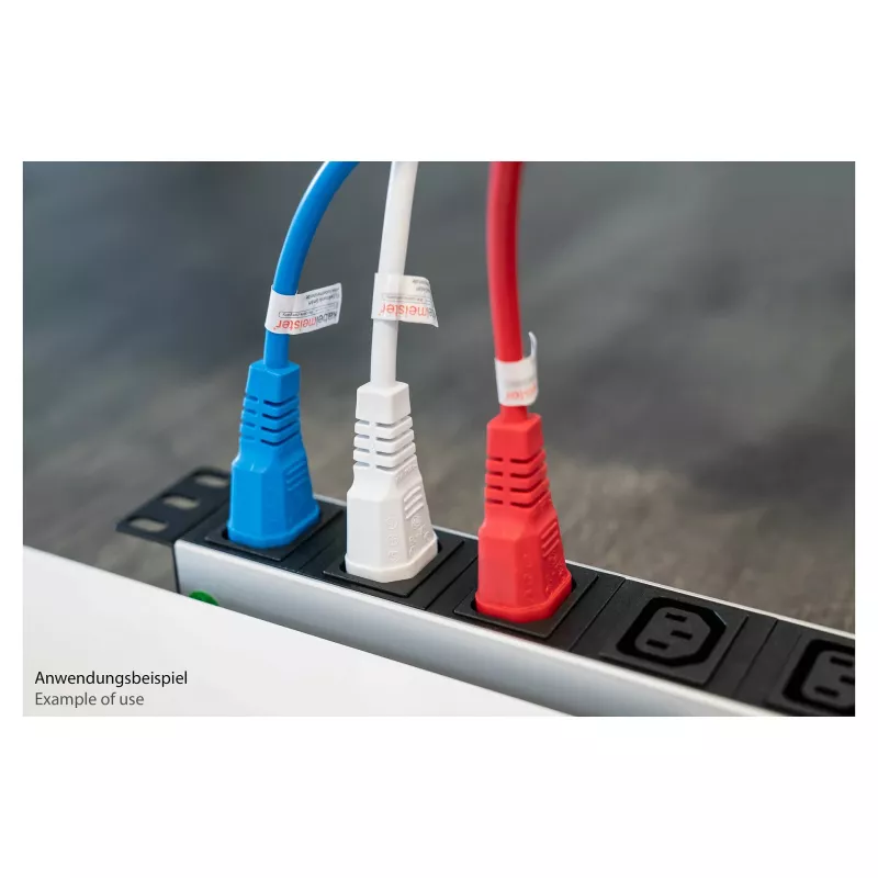 Kabelmeister IEC C14 to C13 Power Extension Cable, 2m, White