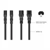 Kabelmeister IEC C14 to C15 Power Cable 3m (SK1450-S030) – Black