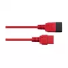 Kabelmeister Power Extension Cable C20 to C19, 2m, Black