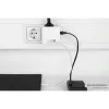 KABELMEISTER Power Strip Cube with 3x Schutzkontakt Outlets, USB-C 20W PD 3.0 and USB-A 18W, 1.5m, White