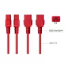 KABELMEISTER SK0190-R018 Power Cable Schuko to IEC C13 1.8m Black