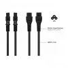 Kabelmeister SK6505-S018 AC Power Cable - Italian Type I Plug to IEC C5, Black, 1.8m