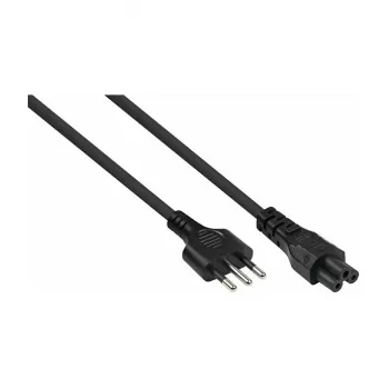 Kabelmeister SK6505-S018 AC Power Cable - Italian Type I Plug to IEC C5, Black, 1.8m