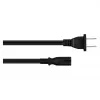 Kabelmeister US Type A to C7 UL Power Cable 5m Black
