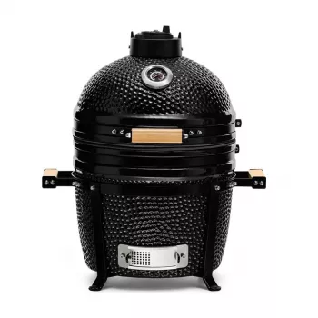 KAMADO BONO MINIMO 15 (40CM) Kamado Ceramic Grill, 33 cm Cooking Grid, Gloss Black