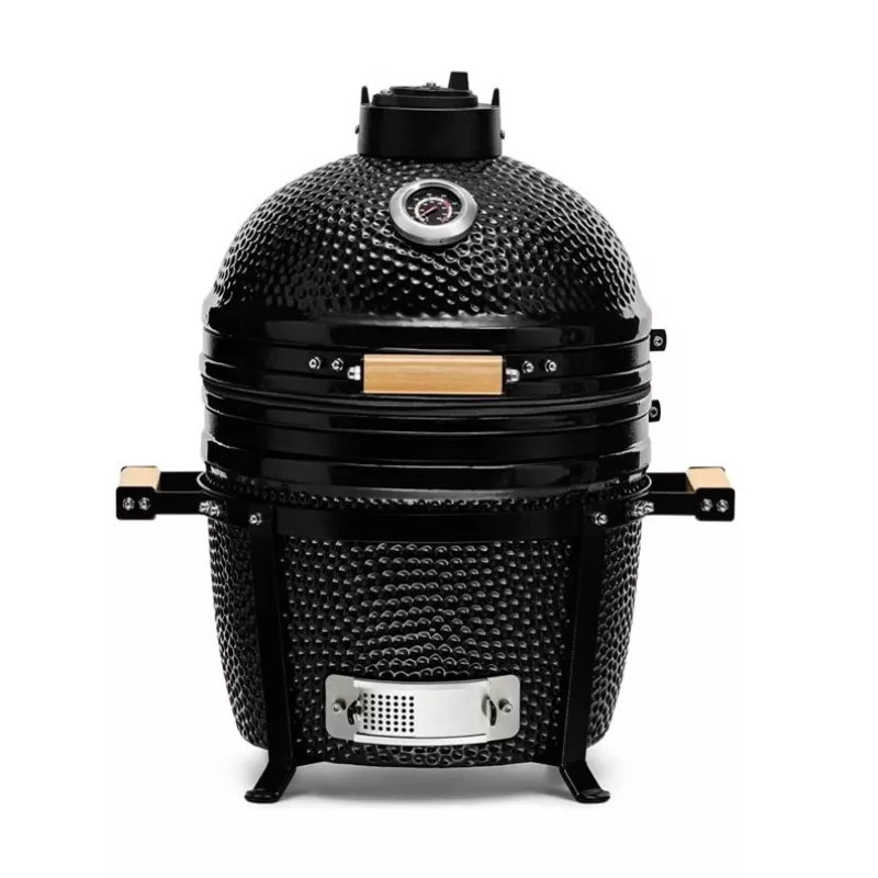 KAMADO BONO MINIMO 15 (40CM) Kamado Ceramic Grill, 33 cm Cooking Grid, Gloss Black