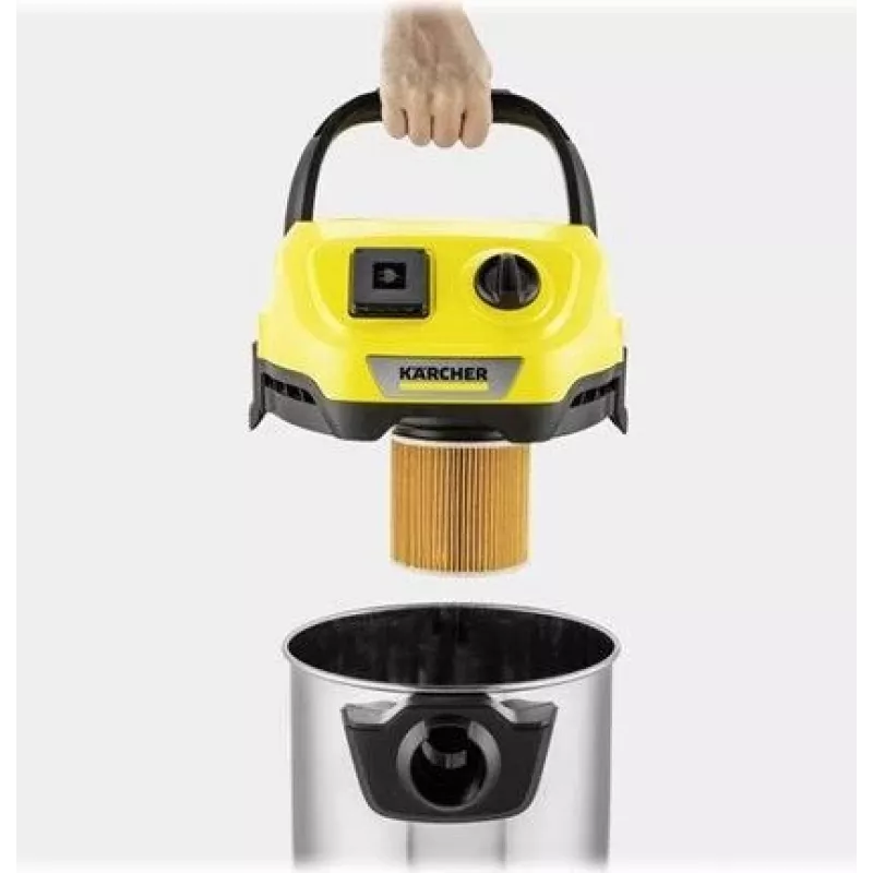 Kärcher WD 3 P S V-17/4/20 Wet and Dry Vacuum Cleaner 17L 1000W (1.628-190.0)