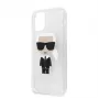 Karl Lagerfeld Apple iPhone 11 Pro Max Glitter Iconic Body Cover Silver