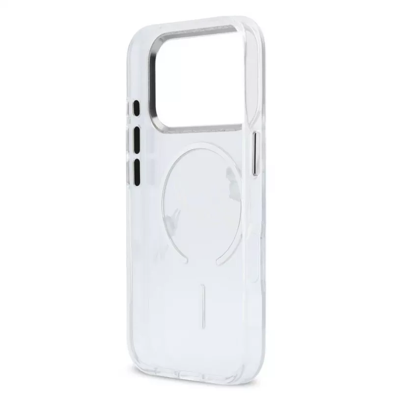 Karl Lagerfeld Apple iPhone 18 Pro Max HC MagSafe IML Clear Case with Karl Script Logo Transparent