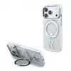 Karl Lagerfeld IML Ring Stand 360 Kameo Metal MagSafe Case for iPhone 18 Pro / 17 Pro - Transparent