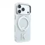 Karl Lagerfeld IML Ring Stand 360 Kameo Metal MagSafe Case for iPhone 18 Pro / 17 Pro - Transparent