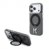 Karl Lagerfeld IML Ring Stand 360 Kameo Metal MagSafe Case for iPhone 18 Pro Max / 17 Pro Max - Black