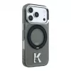Karl Lagerfeld IML Ring Stand 360 Kameo Metal MagSafe Case for iPhone 18 Pro Max / 17 Pro Max - Black