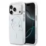 Karl Lagerfeld iPhone 15 Pro MagSafe Hard Case Transparent with Karl Script Logo
