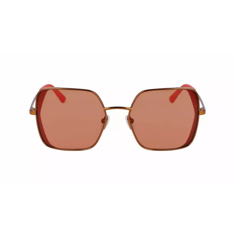 KARL LAGERFELD KL340S-800 Women's Sunglasses - Black Acetate Frame, Grey Polycarbonate Lenses, 56mm