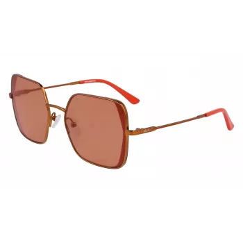 KARL LAGERFELD KL340S-800 Women's Sunglasses - Black Acetate Frame, Grey Polycarbonate Lenses, 56mm