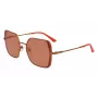 KARL LAGERFELD KL340S-800 Women's Sunglasses - Black Acetate Frame, Grey Polycarbonate Lenses, 56mm