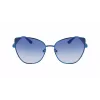 KARL LAGERFELD KL341S-400 Women's Butterfly Sunglasses Blue Gradient 56mm