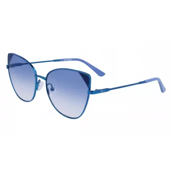 KARL LAGERFELD KL341S-400 Women's Butterfly Sunglasses Blue Gradient 56mm