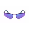 KARL LAGERFELD KL352S6117500 Unisex Rectangular Sunglasses Black/Grey 61mm