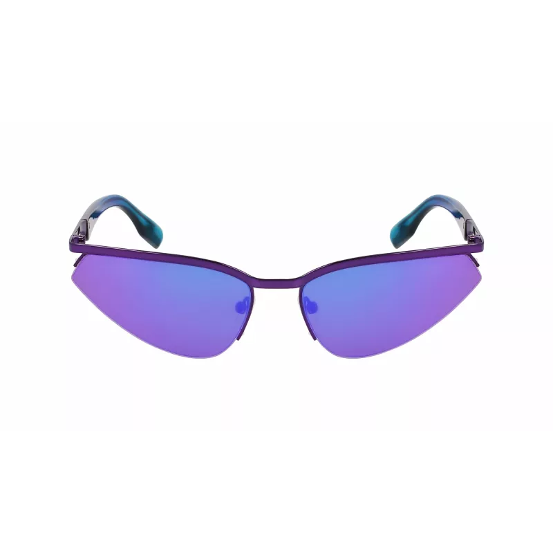 KARL LAGERFELD KL352S6117500 Unisex Rectangular Sunglasses Black/Grey 61mm