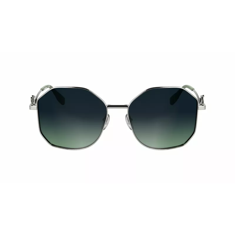 KARL LAGERFELD KL358S-041 Women's Sunglasses - Black Frame, Grey Lens, 57mm