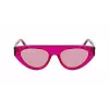 KARL LAGERFELD KL6043S-86 Women's Square Acetate Sunglasses Black/Grey 52mm