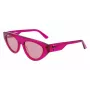 KARL LAGERFELD KL6043S-86 Women's Square Acetate Sunglasses Black/Grey 52mm