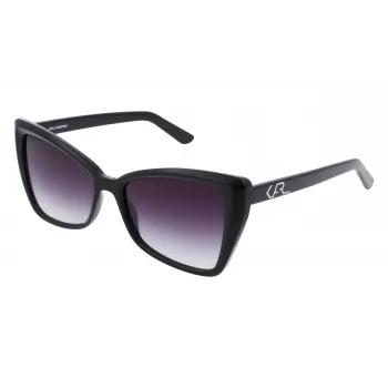 KARL LAGERFELD KL6044S551700 Women's Sunglasses Black 55/17/140 mm
