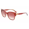 KARL LAGERFELD KL6069S-805 Women's Sunglasses Havana Square Acetate 54mm