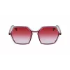 KARL LAGERFELD KL6083S-626 Women's Cat Eye Sunglasses Black Grey Gradient 56mm