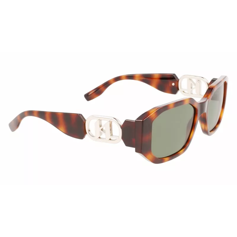 KARL LAGERFELD KL6085S-240 Women's Cat Eye Sunglasses Havana Brown Gradient 55mm